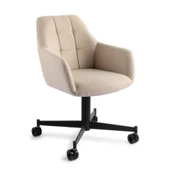 Discount Jesper Home Eetkamerstoel Noto Caster Black