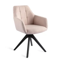 Clearance Jesper Home Eetkamerstoel Noto Revolve Oak Black