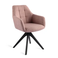 Clearance Jesper Home Eetkamerstoel Noto Revolve Oak Black