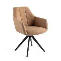 Jesper Home Eetkamerstoel Noto Turn Black, Draaibaar