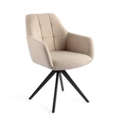 Jesper Home Eetkamerstoel Noto Turn Black, Draaibaar