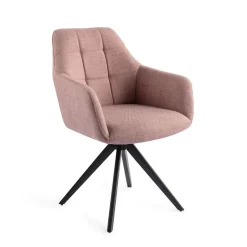 Jesper Home Eetkamerstoel Noto Turn Black, Draaibaar