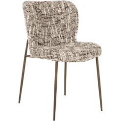 Discount Richmond Interiors Eetkamerstoel Odarby Omara stof, kleur Bruin