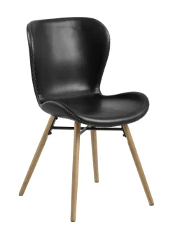 Best Bendt Eetkamerstoel Olle PU, kleur Zwart