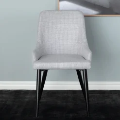 Hot Nohr Eetkamerstoel Quennel Zwart onderstel