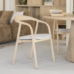 Discount Eleonora Eetkamerstoel Rayven Essen en stof