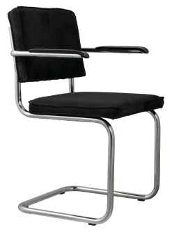 New Zuiver Eetkamerstoel Ridge Met armleuning, Ribstof