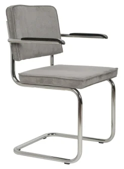 New Zuiver Eetkamerstoel Ridge Met armleuning, Ribstof