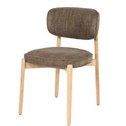 Eleonora Eetkamerstoel Rune Stof en eikenhout