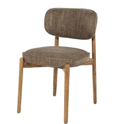 Eleonora Eetkamerstoel Rune Stof en eikenhout