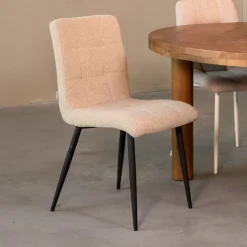 Clearance LABEL51 Eetkamerstoel Sam Bouclé