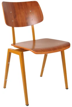 New LABEL51 Eetkamerstoel Schoolstoel Hout