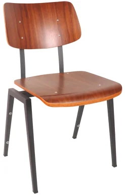 New LABEL51 Eetkamerstoel Schoolstoel Hout