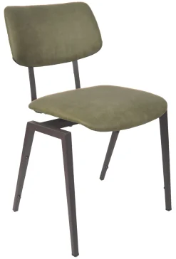 New LABEL51 Eetkamerstoel Schoolstoel Micro Suede