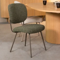 Outlet LABEL51 Eetkamerstoel Singapore Bouclé