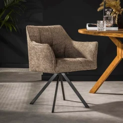LifestyleFurn Eetkamerstoel Thandie Bouclé