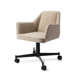 New Jesper Home Eetkamerstoel Tome Caster Black