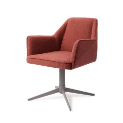 Online Jesper Home Eetkamerstoel Tome Quad Grey, kleur Shabby Saffron