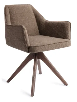 Outlet Jesper Home Eetkamerstoel Tome Revolve Oak Walnut