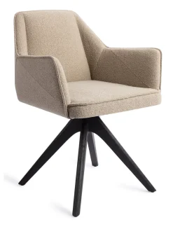 Outlet Jesper Home Eetkamerstoel Tome Revolve Oak Black