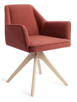 Jesper Home Eetkamerstoel Tome Revolve Oak Bleach