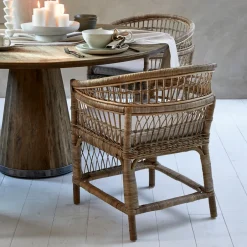Sale Rivièra Maison Eetkamerstoel Victoria Falls Rattan Naturel