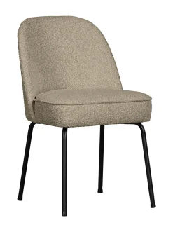 WOOOD Eetkamerstoel Vogue Bouclé, kleur Beige