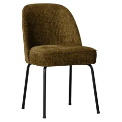 Discount WOOOD Eetkamerstoel Vogue Structure Velvet, kleur Brass