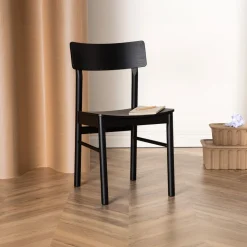 Best Nohr Eetkamerstoel Waylen Berkenhout, kleur Zwart