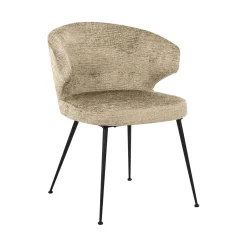 New Richmond Interiors Eetkamerstoel Xandra Chenille, kleur Desert