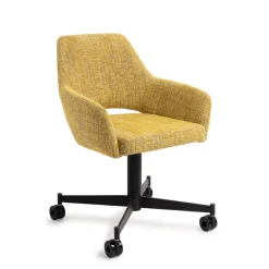 Jesper Home Eetkamerstoel Yanai Caster Black