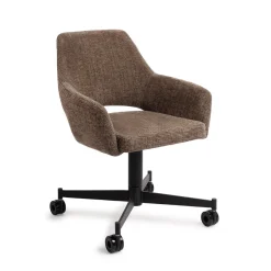 Jesper Home Eetkamerstoel Yanai Caster Black