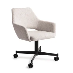 Jesper Home Eetkamerstoel Yanai Caster Black