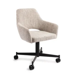 Jesper Home Eetkamerstoel Yanai Caster Black