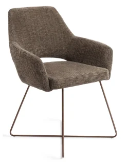 Best Jesper Home Eetkamerstoel Yanai Cross Rose Gold