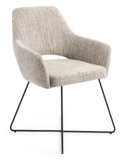 New Jesper Home Eetkamerstoel Yanai Cross Black