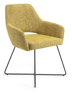 New Jesper Home Eetkamerstoel Yanai Cross Black