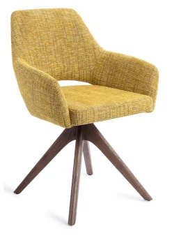 New Jesper Home Eetkamerstoel Yanai Revolve Oak Walnut