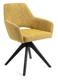 Clearance Jesper Home Eetkamerstoel Yanai Revolve Oak Black