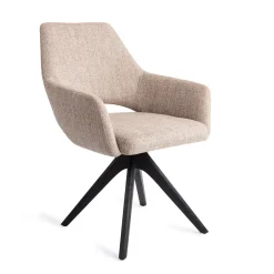 Clearance Jesper Home Eetkamerstoel Yanai Revolve Oak Black
