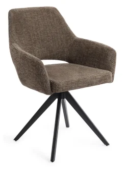 New Jesper Home Eetkamerstoel Yanai Turn Black, Draaibaar