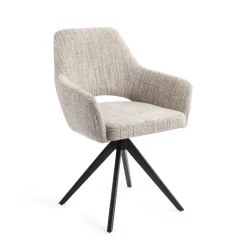 New Jesper Home Eetkamerstoel Yanai Turn Black, Draaibaar