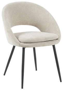 Online LABEL51 Eetkamerstoel Zohra Elite stof, kleur Naturel