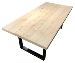 Best Artistiq Living Eettafel Alieke Met zwarte U-poot, Mangohout