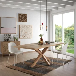 Best Kave Home Eettafel Argo Eikenlook, kleur Naturel