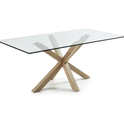 Sale Kave Home Eettafel Argo kleur Eiken/Glas