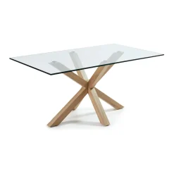 Sale Kave Home Eettafel Argo kleur Eiken/Glas