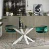 Sale Kave Home Eettafel Argo kleur Wit/Glas