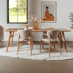 Outlet Tower Living Eettafel Aura Acaciahout, kleur Naturel