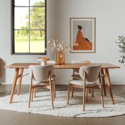 Outlet Tower Living Eettafel Aura Acaciahout, kleur Naturel